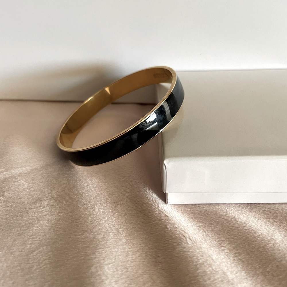 JCrew Black and Gold Bangle